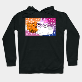 Bitty and Iggy pride flags Hoodie